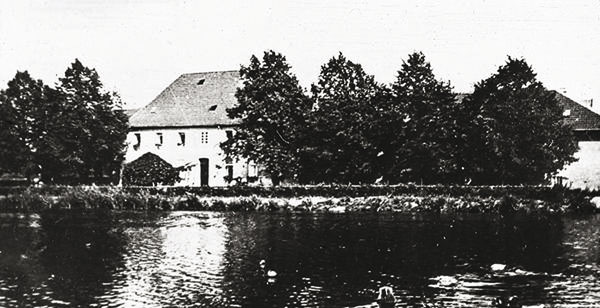 Großer Weiher und Frohnhof im Jahr 1900