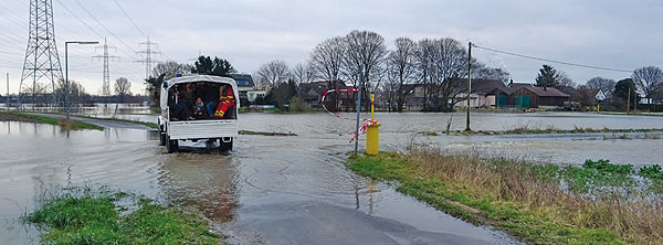 Unimog-Einsatz in Kasselberg